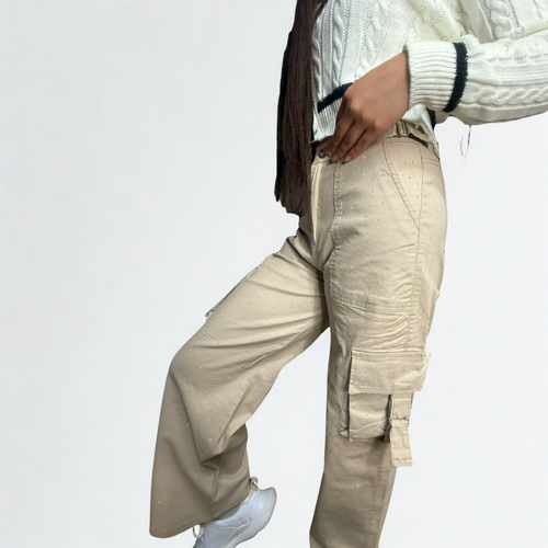 Drill cargo con brillos